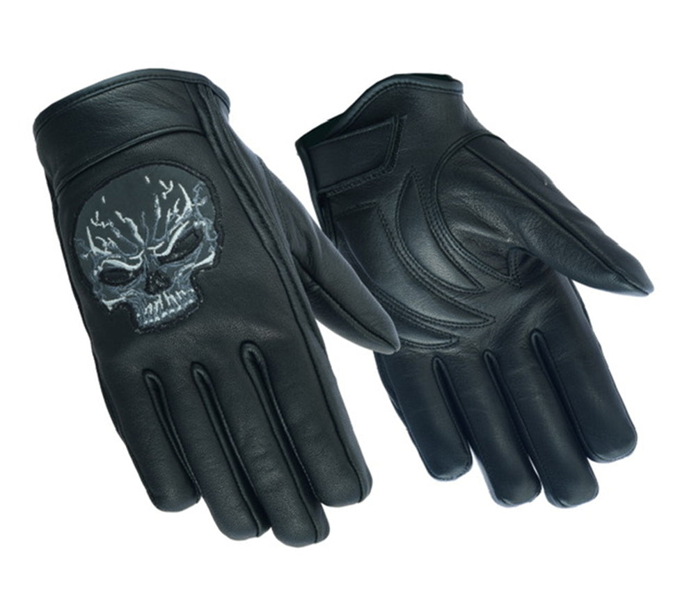 DS   Reflective Skull Short Glove